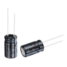 24pcs 1000uF 16V 10x17mm Electrolytic Capacitor Radial Leads Aluminum mfd Micro Farad Capacitors for Power Supplies Audio Amplifiers Lighting Systems