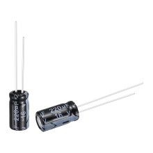 50pcs 220uF 16V 6x12mm Electrolytic Capacitor Radial Leads Aluminum mfd Micro Farad Capacitors for Power Supplies Audio Amplifiers Lighting Systems Ci