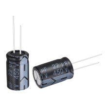 24pcs 22uF 450V 13x20mm Electrolytic Capacitor Radial Leads Aluminum mfd Micro Farad Capacitors for Power Supplies Audio Amplifiers Lighting Systems C