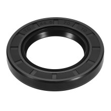 Oil Seal, 1.75"x2.76"x0.39" TC Nitrile Rubber Double Lip Cover Shaft Oil Seal 44.5 x 70 x 10mm with Spring for Mechanical Automobile Bearing Shaft, Bl