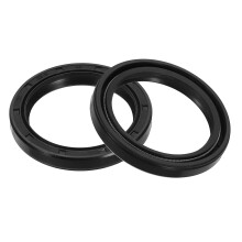 2Pcs Oil Seal, 1.32"x1.69"x0.22" TC Nitrile Rubber Double Lip Cover Shaft Oil Seal 33.5 x 43 x 5.5mm with Spring for Mechanical Automobile Bearing Sha