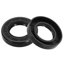 2Pcs Oil Seal, 1.56"x2.69"x0.49" TC Nitrile Rubber Double Lip Cover Shaft Oil Seal 39.6 x 68.28 x 12.5mm with Spring for Mechanical Automobile Bearing