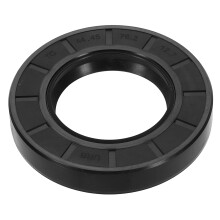 Oil Seal, 1.75"x3"x0.49" TC Nitrile Rubber Double Lip Cover Shaft Oil Seal 44.45 x 76.2 x 12.5mm with Spring for Mechanical Automobile Bearing Shaft,