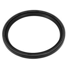 Oil Seal, 2.32"x2.68"x0.2" TC Nitrile Rubber Double Lip Cover Shaft Oil Seal 59 x 68 x 5mm with Spring for Mechanical Automobile Bearing Shaft, Black
