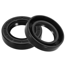 2Pcs Oil Seal, 1.55"x2.5"x0.5" TC Nitrile Rubber Double Lip Cover Shaft Oil Seal 39.4 x 63.5 x 12.7mm with Spring for Mechanical Automobile Bearing Sh