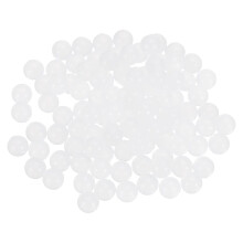 100Pcs Raised Panel Cabinet Door Spacers, 5/16"(8mm) Silicone Ball Stabilizers Bumpers for Cabinet Door Alignment Stress Distribution, White