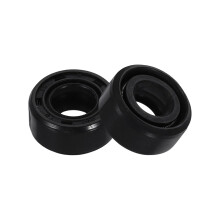 2Pcs Oil Seal, 0.24"x0.46"x0.22" TC Nitrile Rubber Double Lip Cover Shaft Oil Seal 6 x 11.8 x 5.5mm with Spring for Mechanical Automobile Bearing Shaf