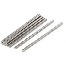 M6 x 150mm 304 Stainless Steel Fully Threaded Rod Studs Silver Tone 10 Pcs