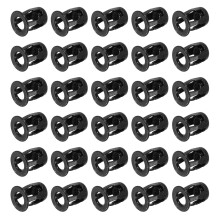 30Pcs M8x21mm Jack Nuts, Carbon Steel Zinc Finish Threaded Insert Petal Nuts, Multi-Grip Expansion Rivet Nut Fasteners for Hollow Wall Iron Skin Line