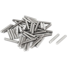 M4 x 25mm 304 Stainless Steel Fully Threaded Rod Bar Studs Hardware 50 Pcs
