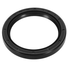 Oil Seal, 2.32"x2.95"x0.35" TC Nitrile Rubber Double Lip Cover Shaft Oil Seal 59 x 75 x 9mm with Spring for Mechanical Automobile Bearing Shaft, Black