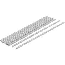 M4 x 170mm 304 Stainless Steel Fully Threaded Rod Bar Studs Fastener 10 Pcs