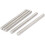 M10 x 140mm 304 Stainless Steel Fully Threaded Rods Bar Studs Hardware 5 Pcs 1