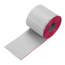 Flat Ribbon Cable Wire 2.5m/8.2ft Length 1.0mm Pitch 50Pin Gray for AWM 2651 Connecting