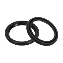 2Pcs Oil Seal, 1"x1.26"x0.12" TC Nitrile Rubber Double Lip Cover Shaft Oil Seal 25.5 x 32 x 3mm with Spring for Mechanical Automobile Bearing Shaft, B