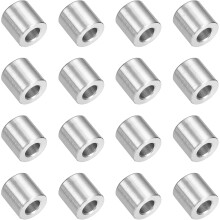 16Pcs 304 Stainless Steel Spacer 1/2" OD x 1/4" ID x 1/2" Length(12x6x12mm) Screw Standoff Bushing Plain Finish Unthreaded Round Metal Spacer for M6 S