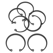 5Pcs 2-1/4" Internal Retaining Ring Circlip, 65 Mn Spring Steel Internal Circlip Snap Rings C-Clips for Grooved Shaft Studs, Black