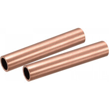 Copper Round Tube 15mm OD 1.5mm Wall Thickness 100mm Length Pipe Tubing 2 Pcs