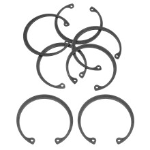 5Pcs 2-1/16" Internal Retaining Ring Circlip, 65 Mn Spring Steel Internal Circlip Snap Rings C-Clips for Grooved Shafts Studs, Black