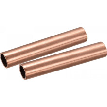 Copper Round Tube 18mm OD 1.5mm Wall Thickness 100mm Length Pipe Tubing 2 Pcs