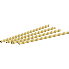 Brass Round Tube 4mm OD 0.5mm Wall Thickness 100mm Length Pipe Tubing 4 Pcs