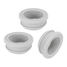 3Pcs Rubber Grommets 36.6mm Drill Hole, 30.5mm ID Hole Top Hat Grommet Silicone Rubber Hole Plug Gasket Wires Protection for Wiring Automotive, Gray