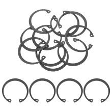 10Pcs 1-5/8" Internal Retaining Ring Circlip, 65 Mn Spring Steel Internal Circlip Snap Rings C-Clips for Grooved Shafts Studs, Black