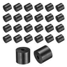 36 Pcs Rubber Spacers 25mm OD x 6mm ID x 22mm Height Round Anti Vibration Spacer Rubber Bushing Grommets
