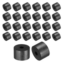 36 Pcs Rubber Spacers 12mm OD x 3mm ID x 8mm Height Round Anti Vibration Spacer Rubber Bushing Grommets