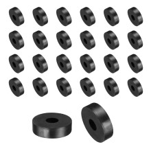 36 Pcs Rubber Spacers 18mm OD x 6mm ID x 5mm Height Round Anti Vibration Spacer Rubber Bushing Grommets