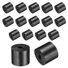 16 Pcs Rubber Spacers 25mm OD x 6mm ID x 22mm Height Round Anti Vibration Spacer Rubber Bushing Grommets