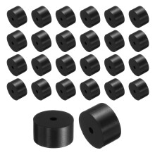 36 Pcs Rubber Spacers 11mm OD x 2mm ID x 6mm Height Round Anti Vibration Spacer Rubber Bushing Grommets