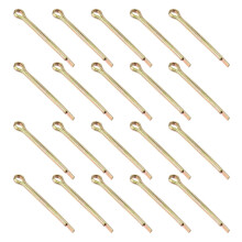 150Pcs 3.2mmx35mm Zinc-Plated Carbon Steel Cotter Pin, Split Pin Fastener Clips Split Cotter for Household Appliances, Sports Equipment, Car Mechanics