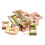 12pcs M10 Half Moon Nuts Washers, Iron Solid Half Moon Lock Washer, Spacer Connector Hardware Fittings, Bronze 1
