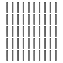 50Pcs 3mm x 20mm Dowel Pins, 304 Stainless Steel Cylindrical Shelf Support Pegs Chamfered End Pin Rod Fasten Elements Metal Shelf Pegs, Black