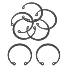 5Pcs 1-3/4" Internal Retaining Ring Circlip, 65 Mn Spring Steel Internal Circlip Snap Rings C-Clips for Grooved Shaft Studs, Black