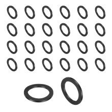 36 Pcs Rubber Spacers 37mm OD x 27mm ID x 2.5mm Height Round Anti Vibration Spacer Rubber Bushing Grommets