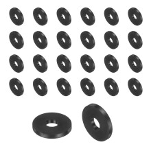 60 Pcs Rubber Spacers 40mm OD x 15mm ID x 5mm Height Round Anti Vibration Spacer Rubber Bushing Grommets