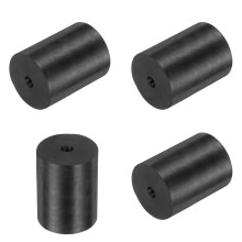 4 Pcs Rubber Spacers 50mm OD x 12mm ID x 50mm Height Round Anti Vibration Spacer Rubber Bushing Grommets