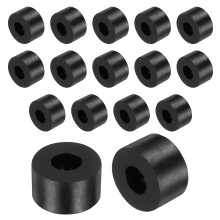 16 Pcs Rubber Spacers 35mm OD x 8mm ID x 20mm Height Round Anti Vibration Spacer Rubber Bushing Grommets