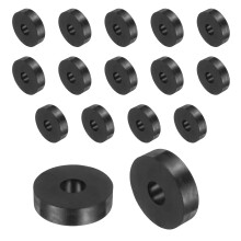 16 Pcs Rubber Spacers 38mm OD x 13mm ID x 10mm Height Round Anti Vibration Spacer Rubber Bushing Grommets