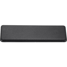 Standard Plastic Rectangle Aluminum Extrusion End Cap Black 40x120mm 6pcs