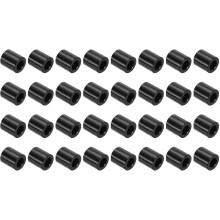 32Pcs Aluminum Spacers, 5mm ID x 9mm OD x 10mm Length Screw Standoff Bushing Plain Finish Unthreaded Metal Round Spacer, Unthreaded Standoff Bushing f