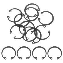 10Pcs 1-1/16" Internal Retaining Ring Circlip, 65 Mn Spring Steel Internal Circlip Snap Rings C-Clips for Grooved Shafts Studs, Black
