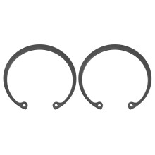 2Pcs 3" Internal Retaining Ring Circlip, 65 Mn Spring Steel Internal Circlip Snap Rings C-Clips for Grooved Shaft Studs, Black