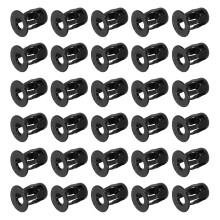 30Pcs M6x18mm Jack Nuts, Carbon Steel Zinc Finish Threaded Insert Petal Nuts, Multi-Grip Expansion Rivet Nut Fasteners for Hollow Wall Iron Skin Line