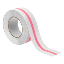 2 Inch x 32.8 ft Anti Slip Traction Tape, Clear Grip Tape with Pink Glow, Waterproof Non Skid Strips for Indoor or Outdoor Stairs Steps, and Other Smo