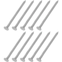 500Pcs Small Hardware Nails, 1.6 x 30mm Carbon Steel Round Head Nail Common Finishing Nail for Household Woodworking Picture Hanging DIY Projects, Sil