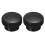 2Pcs Knurled Thumb Nuts, M8 x 40mm Clamping Nuts Round Knobs Fasteners Copper Core Lock Nut for 3D Printer Parts, Machine Tools(Black) 1