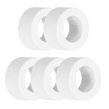 5 Pcs Toroid Ferrite Core RFI EMI Noise Suppression Cable Clip ID 21mm 0.8inch Nanocrystals for Electronic Devices, Industry, White